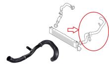 Charger Intake Hose Fiat Ducato since 2006 2.3 from turbocharger to intercooler Charger Intake Hose Fiat Ducato since 2006 2.3 from turbocharger to intercooler